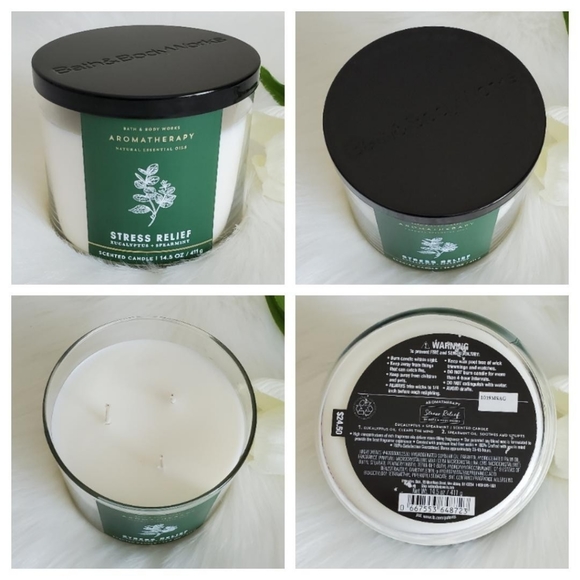 Bath & Body Works Other - STRESS RELIEF BATH AND BODY WORKS CANDLE 🕯